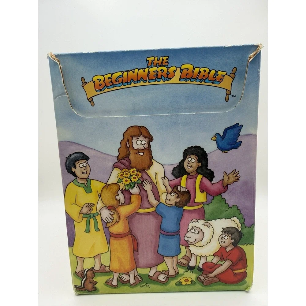 Grolier The Beginners Bible Flash Cards in Box Christian Kids Homeschool